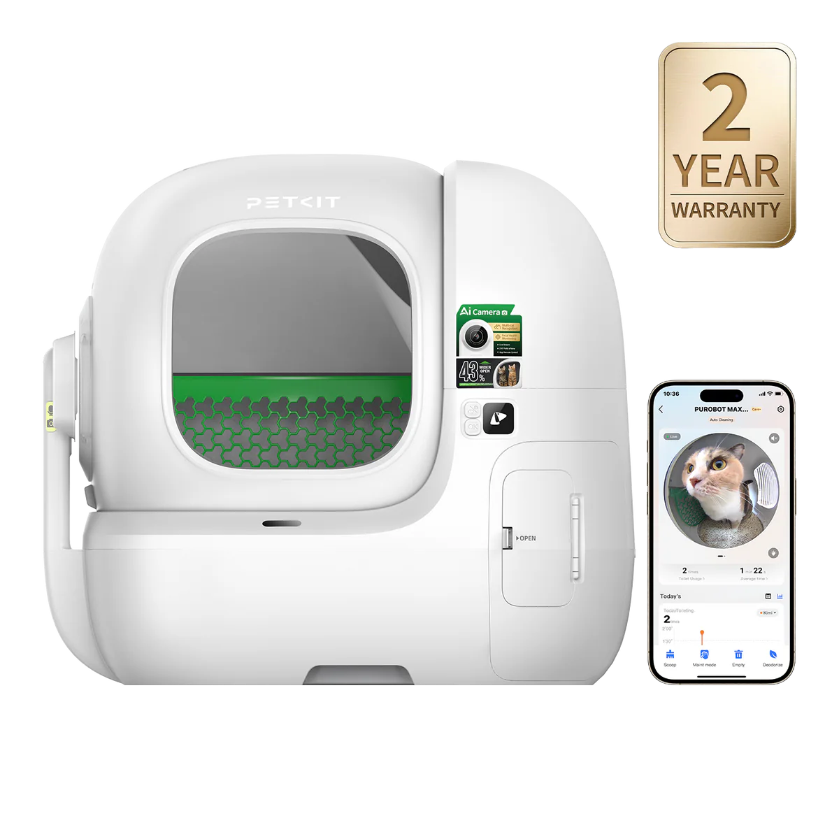 Purobot Max Pro 2 自动猫砂盆