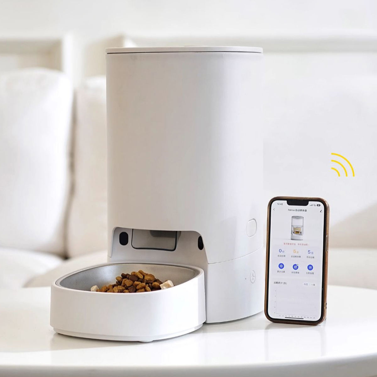 PETREE 3.5升WIFI App控制自动喂食器